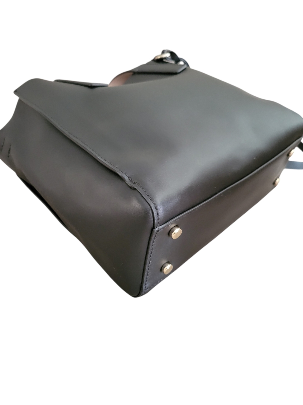 Kate Spade Black Leather Top-Handle Crossbody Tote - Picture 5 of 16